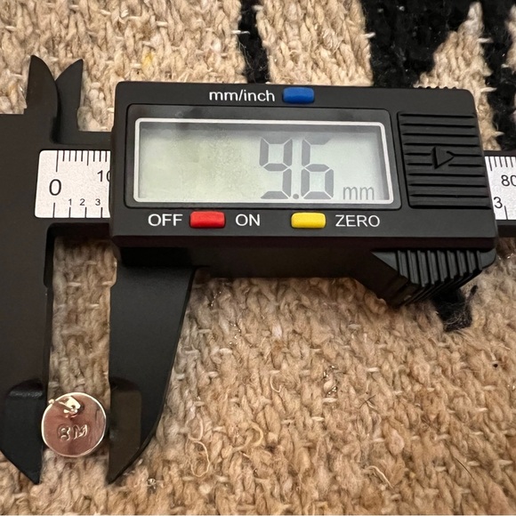 ❤️ SIGNED Native “8M” Zuni Black Onyx & Opal Stud Earrings 925 New Mexico 9.6mm - Picture 12 of 14